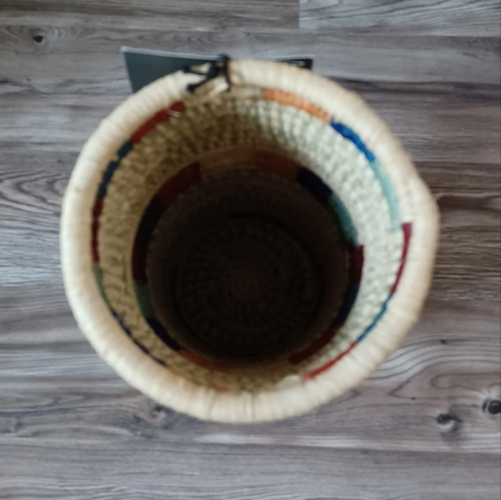 Threshold All Across Africa Woven Vase Vessel
